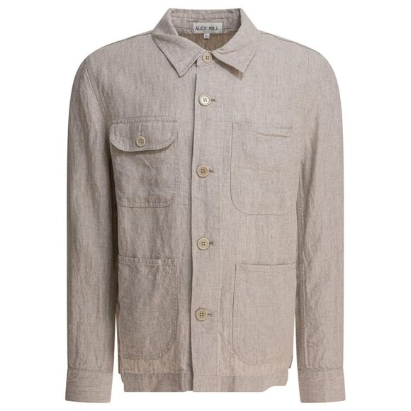 Alex Mill Linen Work Jacket Tag Size L Men